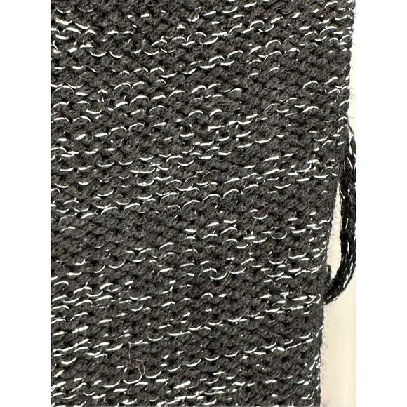 Ambiance black and white weaved jacket size L - Picture 3 of 5